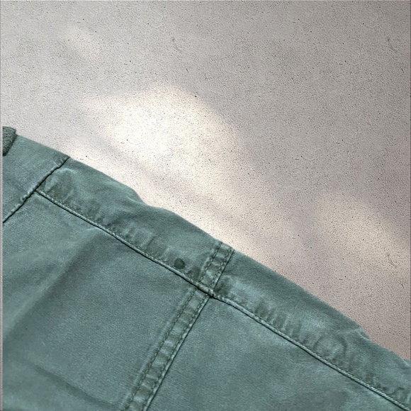 American Eagle Outfitters Green Super High Rise Wide Leg Baggy Pants - Picture 7 of 8